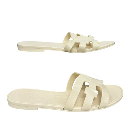 Sam Edelman Shoes - Sam Edelman Bay Jelly Double E Signature Logo Slide Sandals Women's size 12